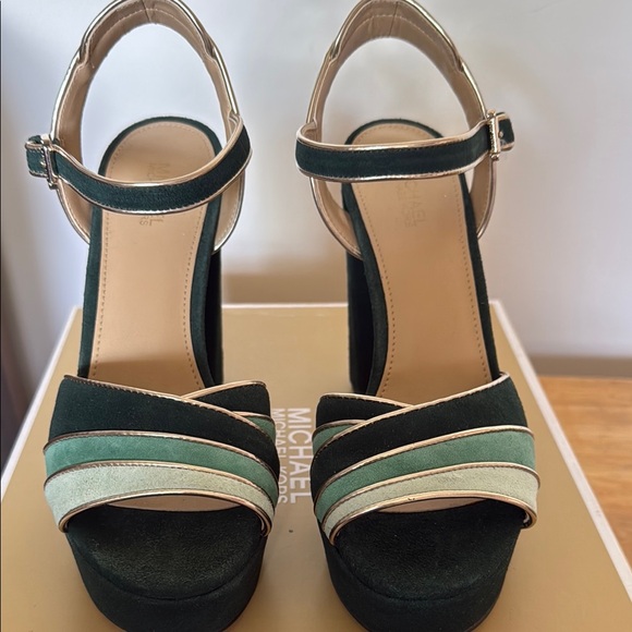 MICHAEL Michael Kors Shoes - Michael Kors Women's Green Platform Sandals